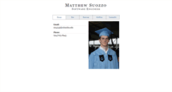 Desktop Screenshot of matthewsuozzo.com