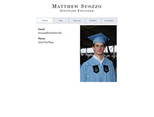 Tablet Screenshot of matthewsuozzo.com